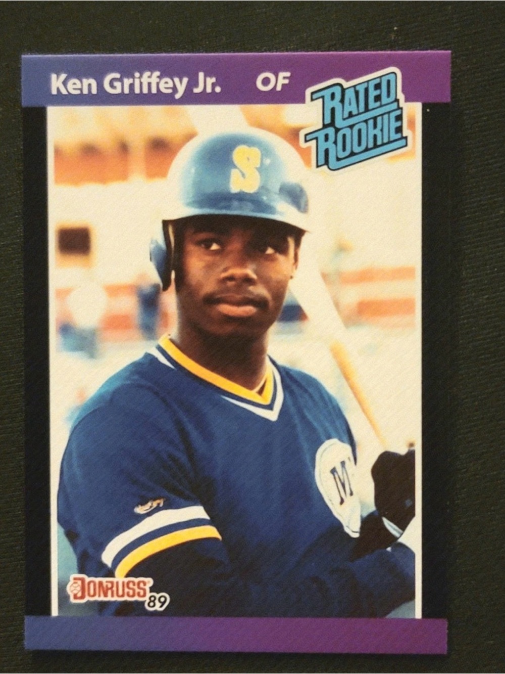 Ken Griffey Jr. Donruss '89 Rated Rookie Baseball Card